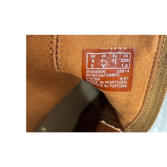 Clark's Women's Tan Suede Leather Booties Shooties Size 6.5 #64768 - Picture 8 of 8